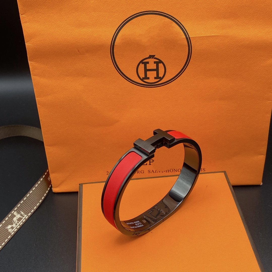 [Noble Jewelry]CLIC HM SO BLACK RED BRACELET