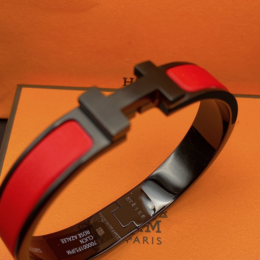 [Edler Schmuck]CLIC HM SO SCHWARZ ROT ARMBAND