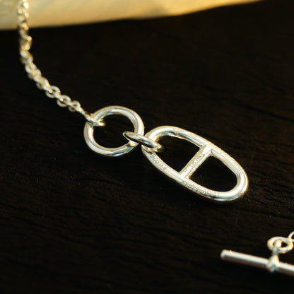 [Noble Jewelry]HM CHAINE D'ANCRE PENDANT NECKLACE STERLING SILVER