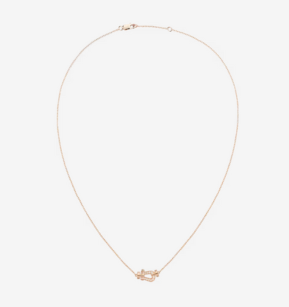 [Noble Jewelry]FORCE 10 DIAMOND PINK GOLD NECKLACE MINI MODEL