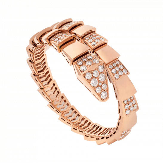 [Noble Jewelry]SERPENTI BRACELET PINK GOLD DIAMOND