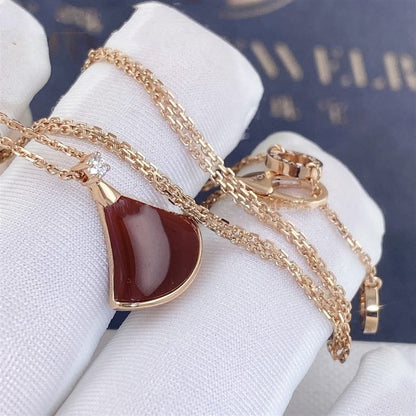 [Noble Jewelry]DREAM NECKLACE CARNELIAN 1 DIAMOND