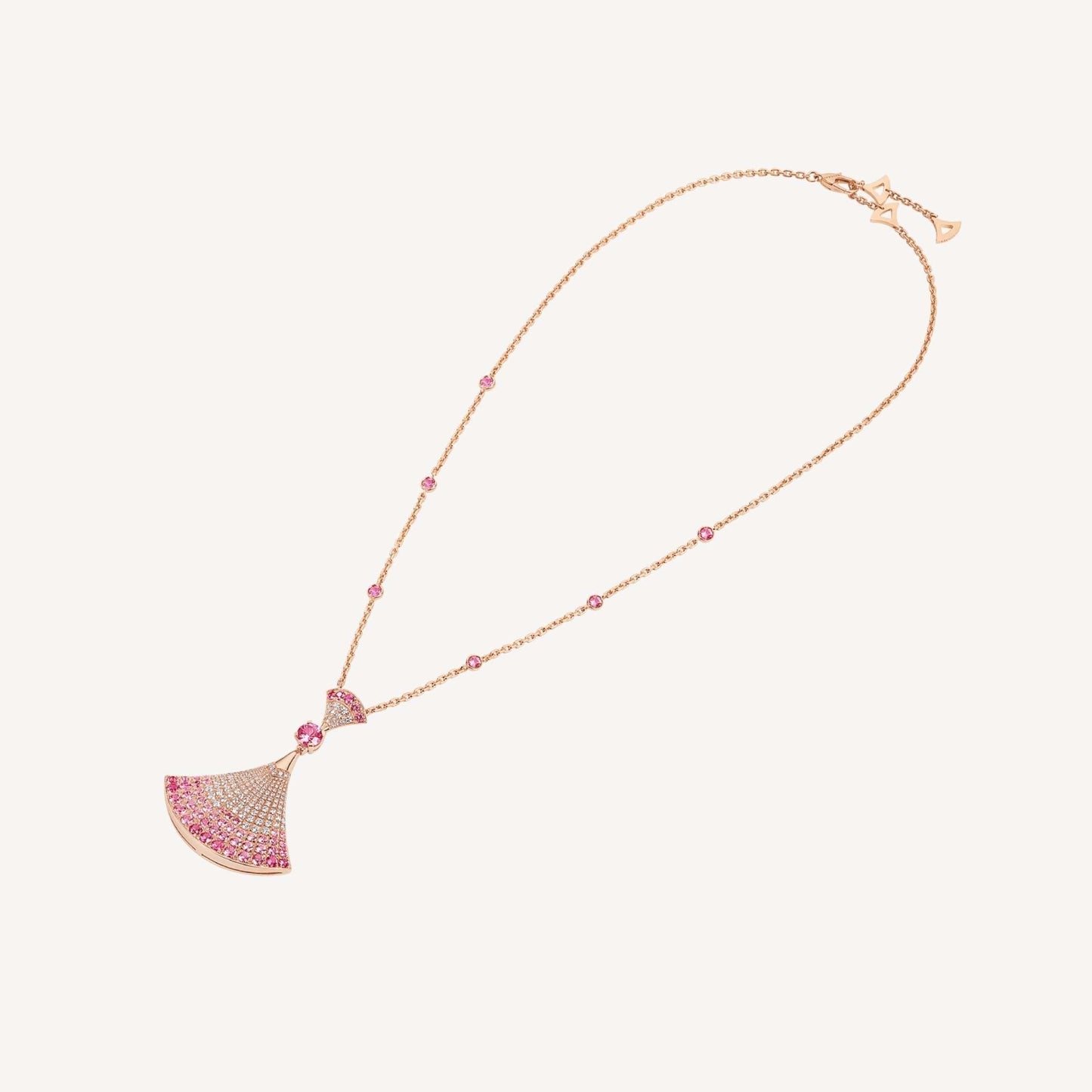 [Noble Jewelry]DREAM NECKLACK DIAMOND PINK GOLD