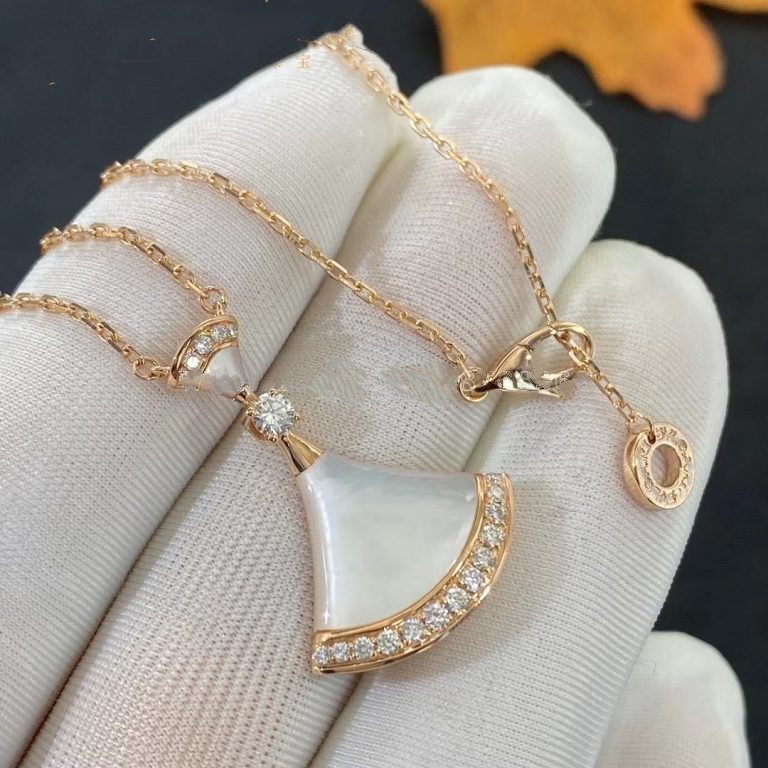 [Noble Jewelry]DREAM NECKLACE MOP PINK GOLD DIAMOND