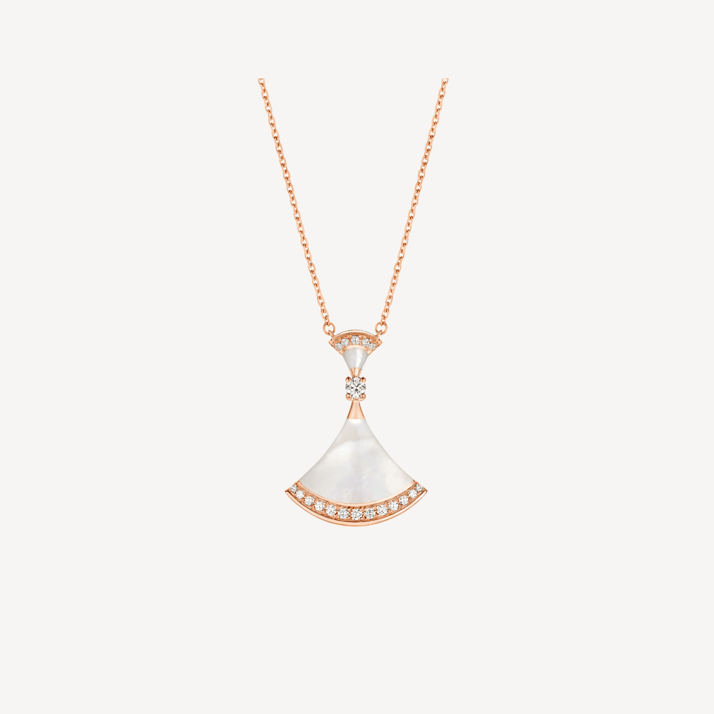 [Noble Jewelry]DREAM NECKLACE MOP PINK GOLD DIAMOND