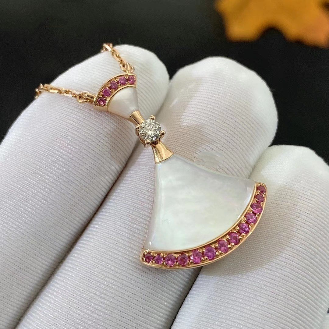 [Noble Jewelry]DREAM NECKLACE MOP PINK DIAMOND