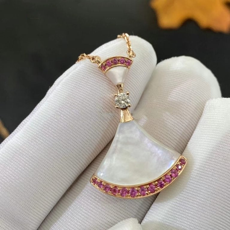 [Noble Jewelry]DREAM NECKLACE MOP PINK DIAMOND