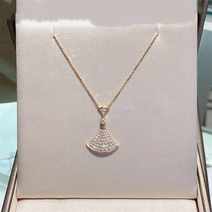 [Noble Jewelry]DREAM NECKLACE PINK GOLD FULL DIAMOND