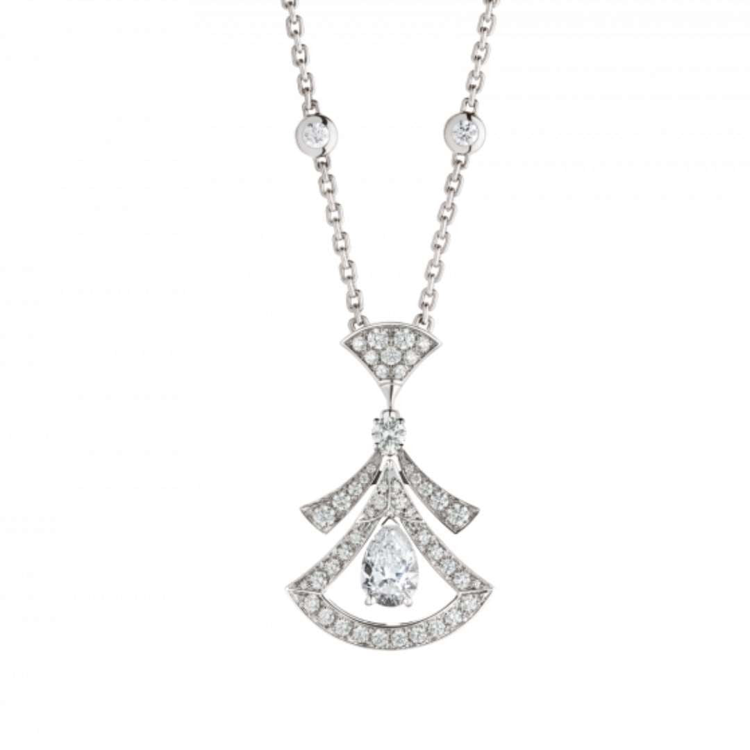 [Noble Jewelry]DREAM NECKLACE WHITE DIAMOND SILVER