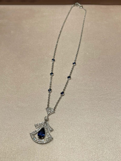 [Noble Jewelry]DREAM NECKLACE AGATE DIAMOND SILVER