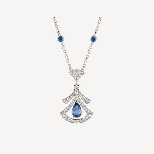 [Noble Jewelry]DREAM NECKLACE AGATE DIAMOND SILVER