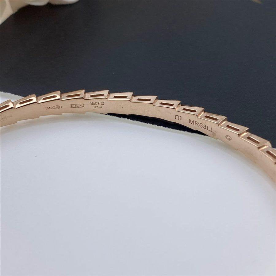 [Noble Jewelry]SERPENTI BRACELET PINK GOLD MOP DIAMOND