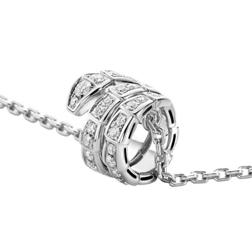 [Noble Jewelry]SERPENTI  NECKLACE DOUBLE RING DIAMOND