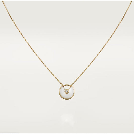 [Noble Jewelry]AMULETTE ROSE GOLD MOP NECKLACE