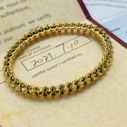 [Noble Jewelry]CLASH GOLD BRACELET