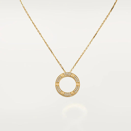 [Noble Jewelry]LOVE NECKLACE ADJUSTABLE ROSE GOLD