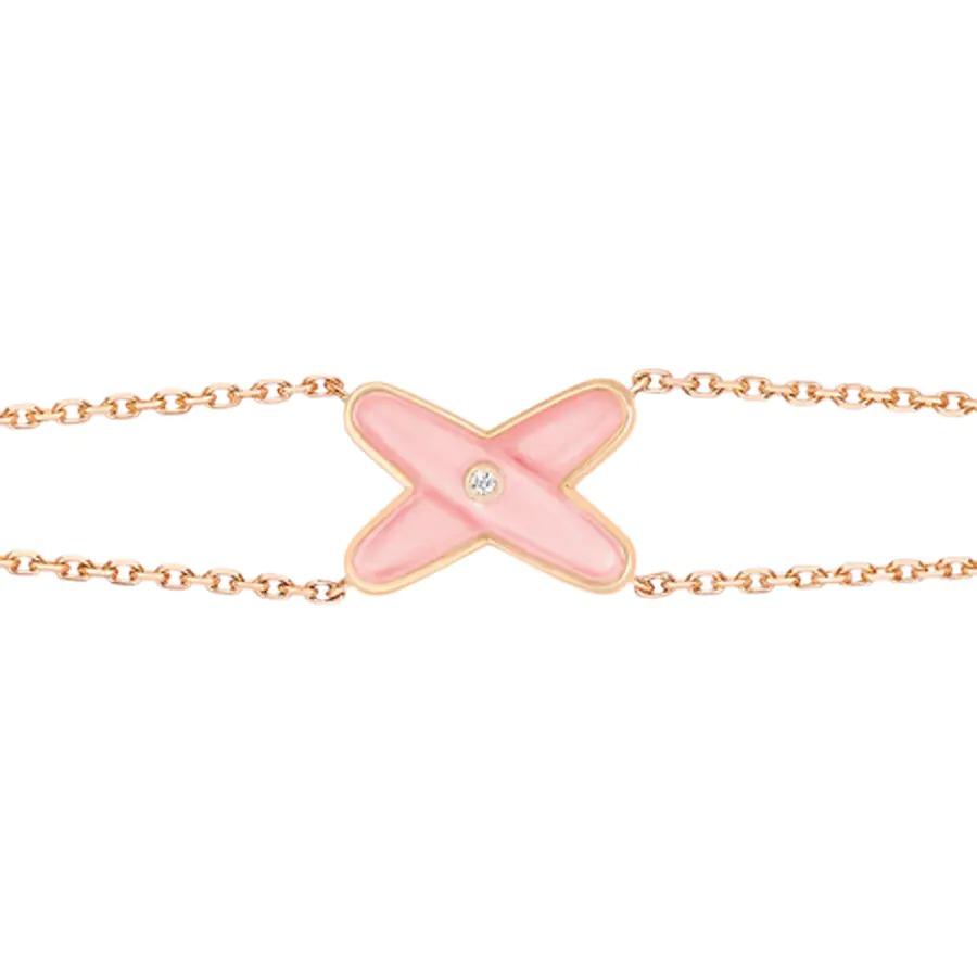 [Noble Jewelry]JEUX BRACELET PINK MOP PINK GOLD 1 DIAMOND