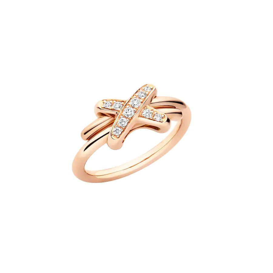 [Noble Jewelry]JEUX DE PINK GOLD DIAMOND RING