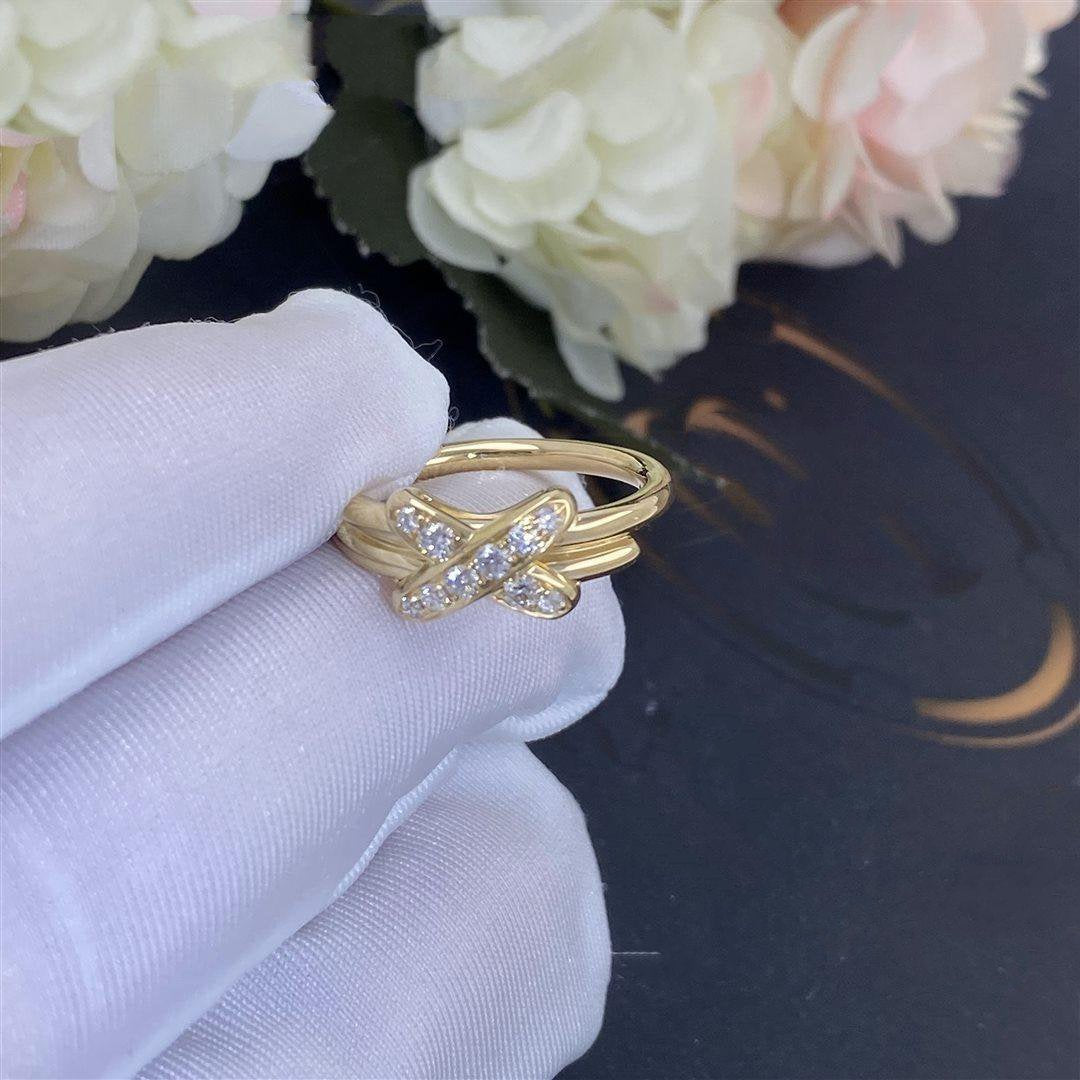 [Noble Jewelry]JEUX DE GOLD DIAMOND RING