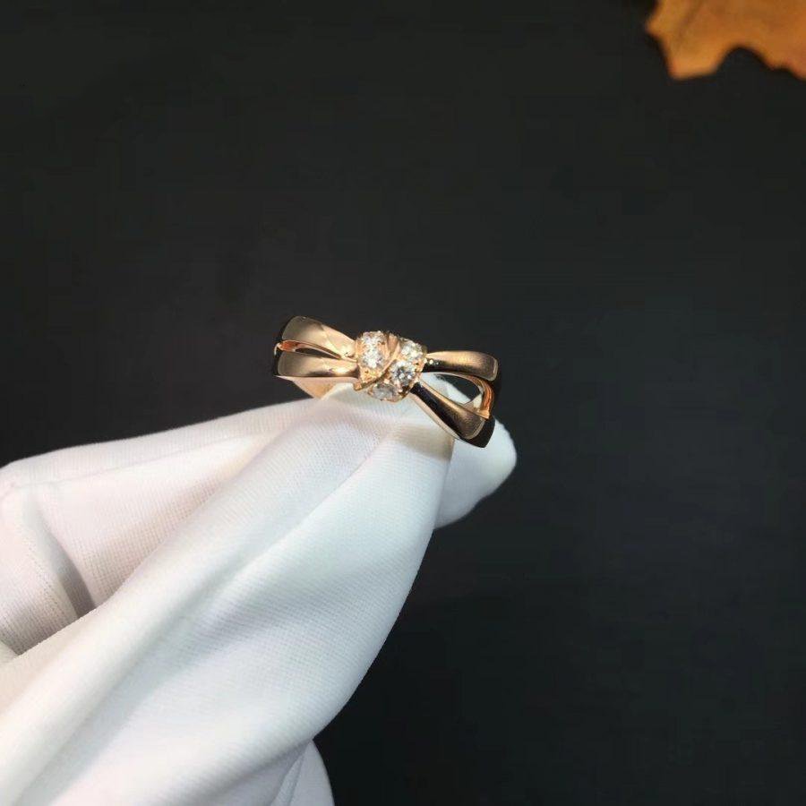 [Noble Jewelry]LIENS RING PINK GOLD DIAMOND