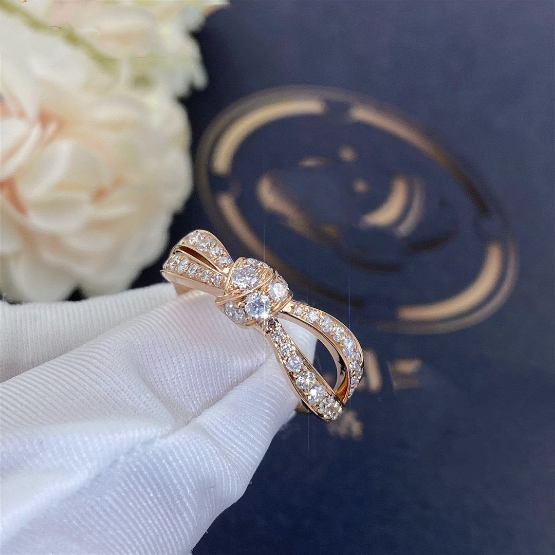 [Noble Jewelry]LIENS PINK GOLD DIAMOND RING