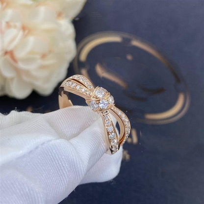 [Noble Jewelry]LIENS PINK GOLD DIAMOND RING