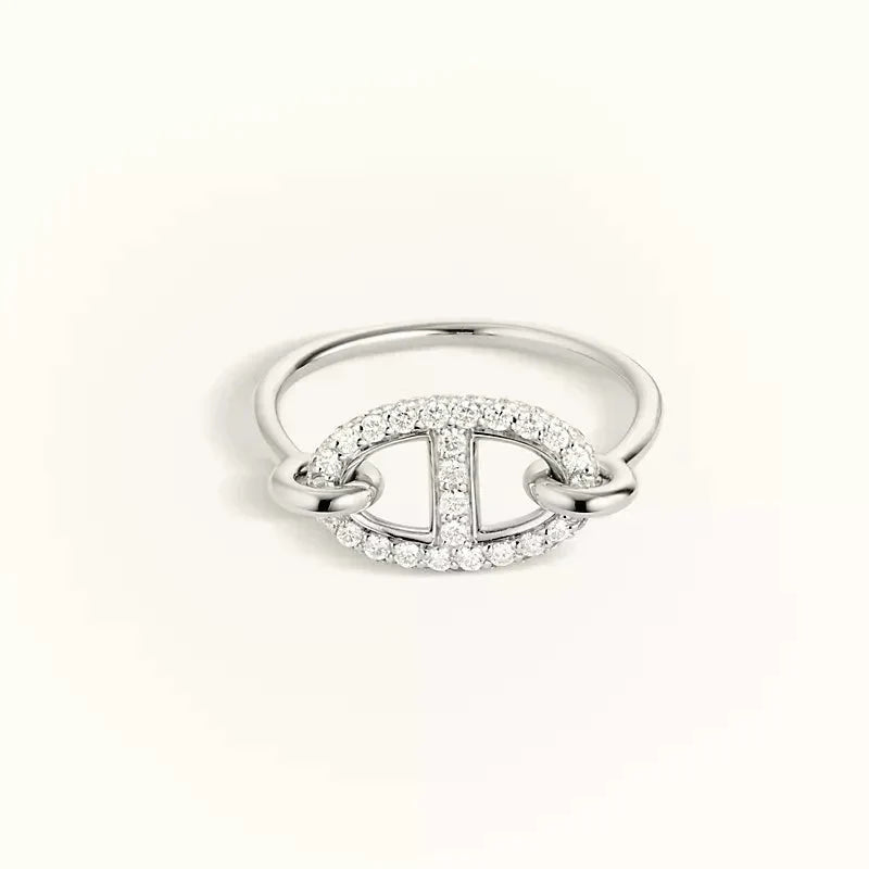 [Noble Jewelry]RONDE SMALL SILVER DIAMOND RING