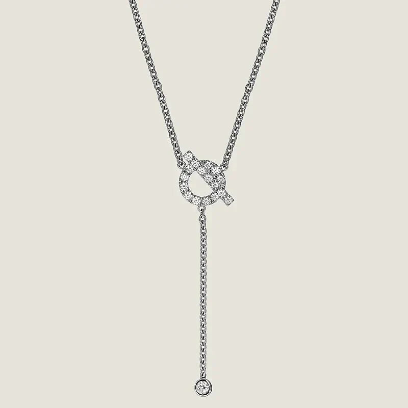 [Noble Jewelry]FINESSE SILVER DIAMOND NECKLACE