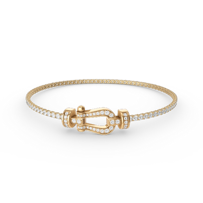 [Edler Schmuck]FORCE HORSESHOE DIAMOND TENNIS ARMBAND