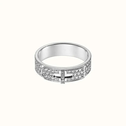 [Noble Jewelry]KELLY SILVER DIAMOND RING