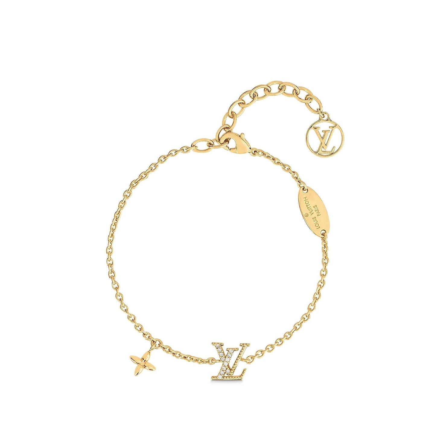 [Noble Jewelry]LOGO STAR MOTIF GOLD BRACELET