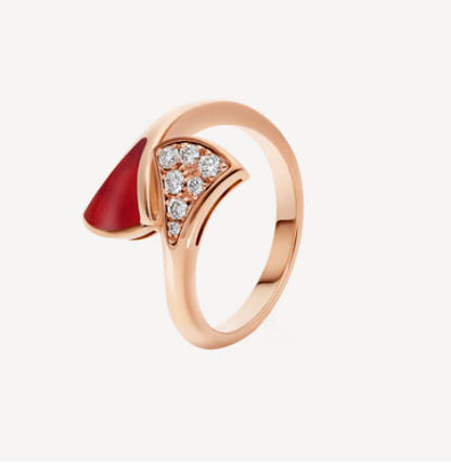 [Edler Schmuck] TRAUMRING ROSGOLD DIAMANT