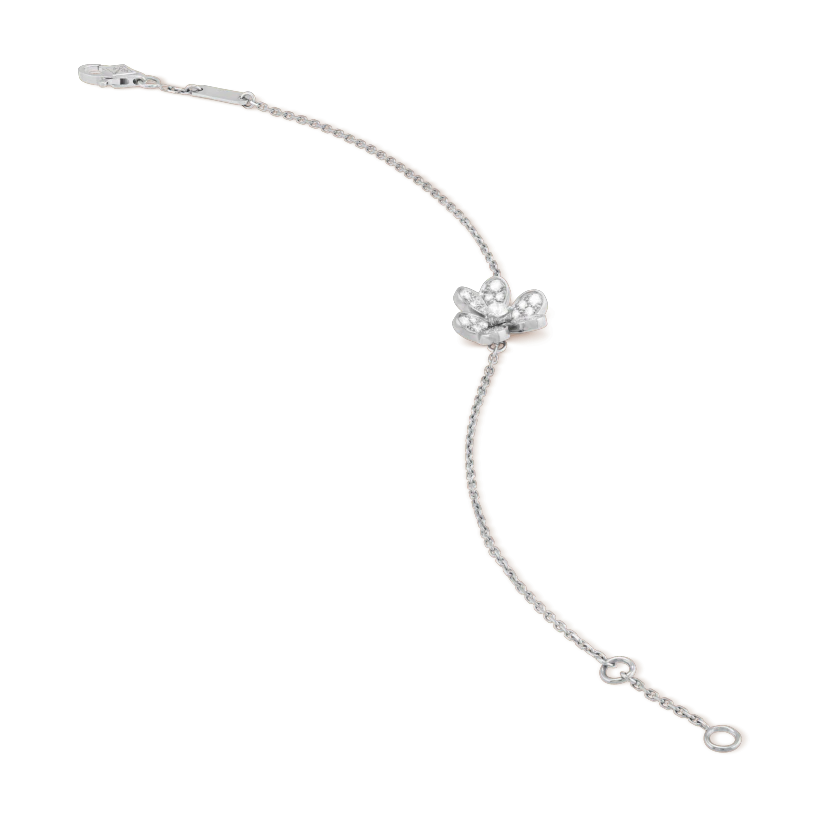 [Noble Jewelry]FRIVOLE SILVER FLOWER DIAMOND BRACELET