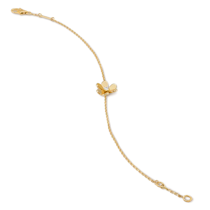 [Edler Schmuck]FRIVOLE GOLD BLUME ROSA MALACHIT ARMBAND