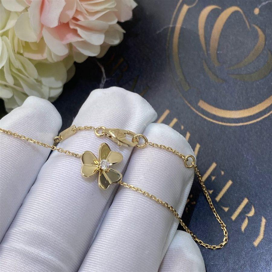 [Noble Jewelry]FRIVOLE GOLD FLOWER BRACELET