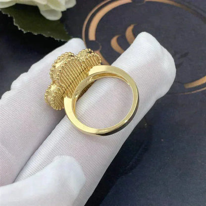 [Noble Jewelry]CLOVER WHITE MOP RING