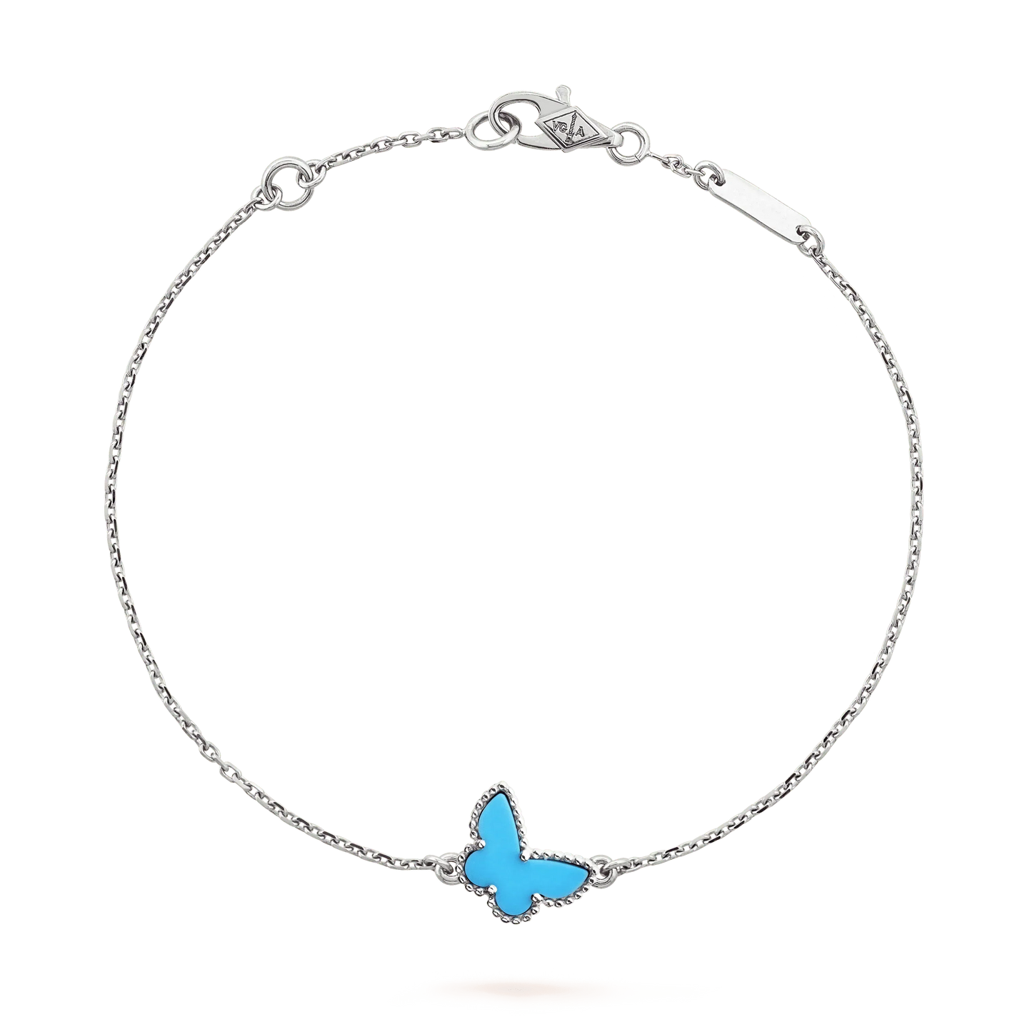 [Noble Jewelry]BUTTERFLY TURQUOISE BUTTERFLY BRACELET SILVER