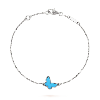 [Noble Jewelry]BUTTERFLY TURQUOISE BUTTERFLY BRACELET SILVER