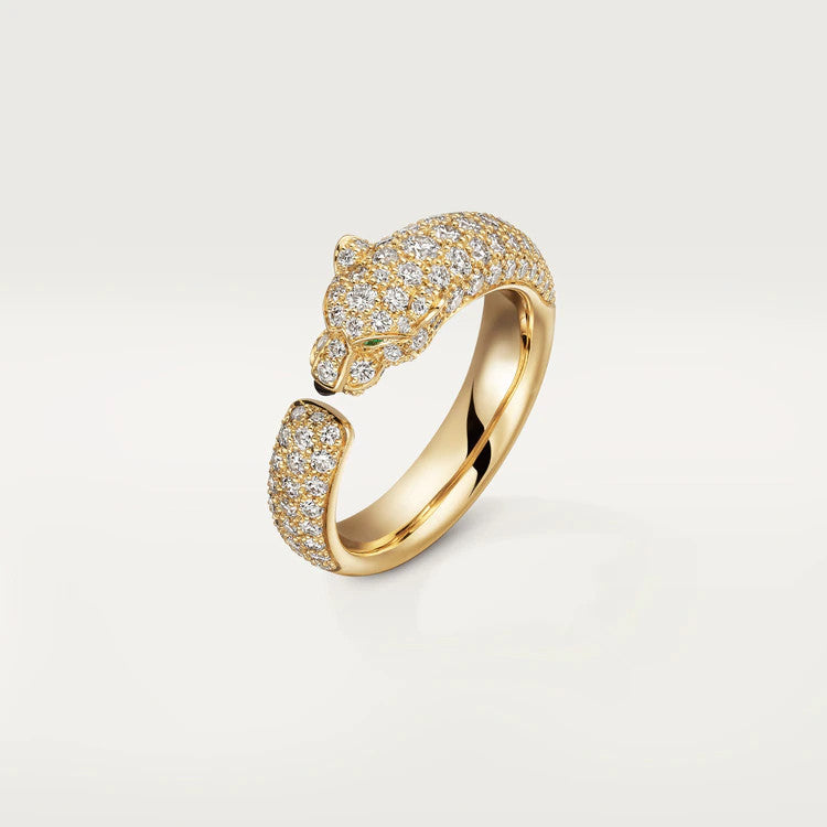 [Edler Schmuck] PANTHERE ROSGOLD DIAMANTRING