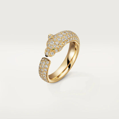 [Noble Jewelry]PANTHERE PINK GOLD DIAMOND RING